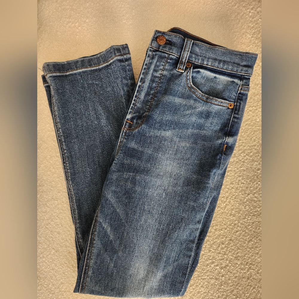 J. CREW STRETCH HIGH-RISE CROPPED JEANS